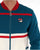 Fila Vintage Stefan Track Top Deep Lagoon / Red / Gardenia