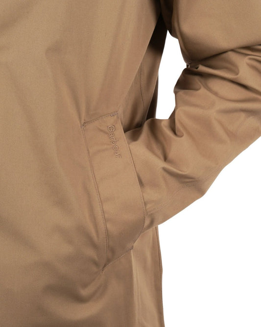 Barbour Barbour Rokig Waterproof Jacket Washed Stone