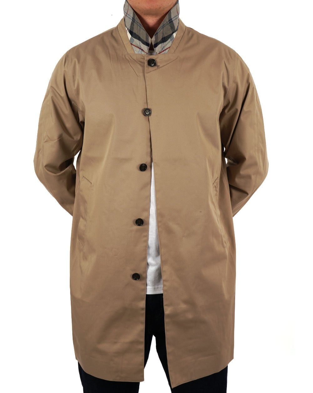 Barbour Rokig Waterproof Jacket Washed Stone