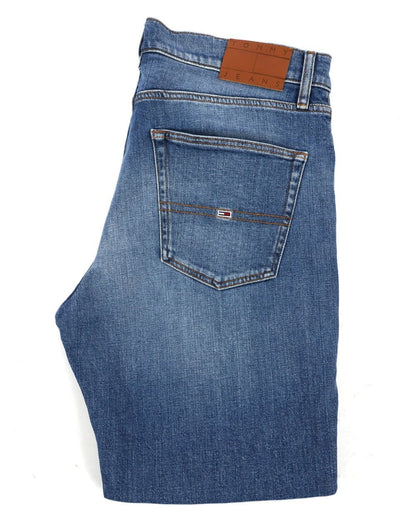 Tommy Jeans Ryan Slim Straight Leg Jeans Denim Medium