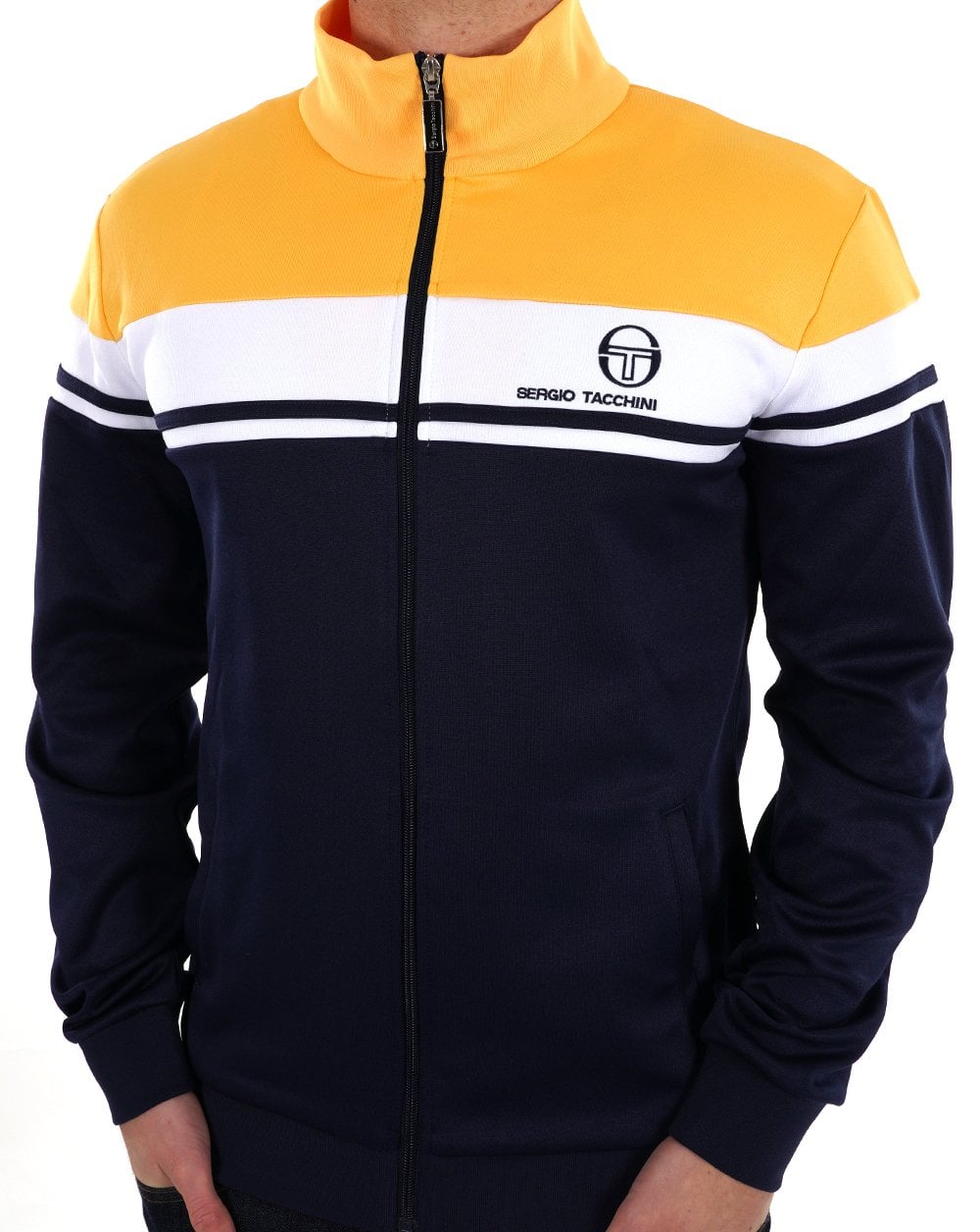 Sergio Tacchini Masters Track Top Navy / White / Yellow