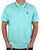 Marshall Artist Tipped Polo Shirt Aqua