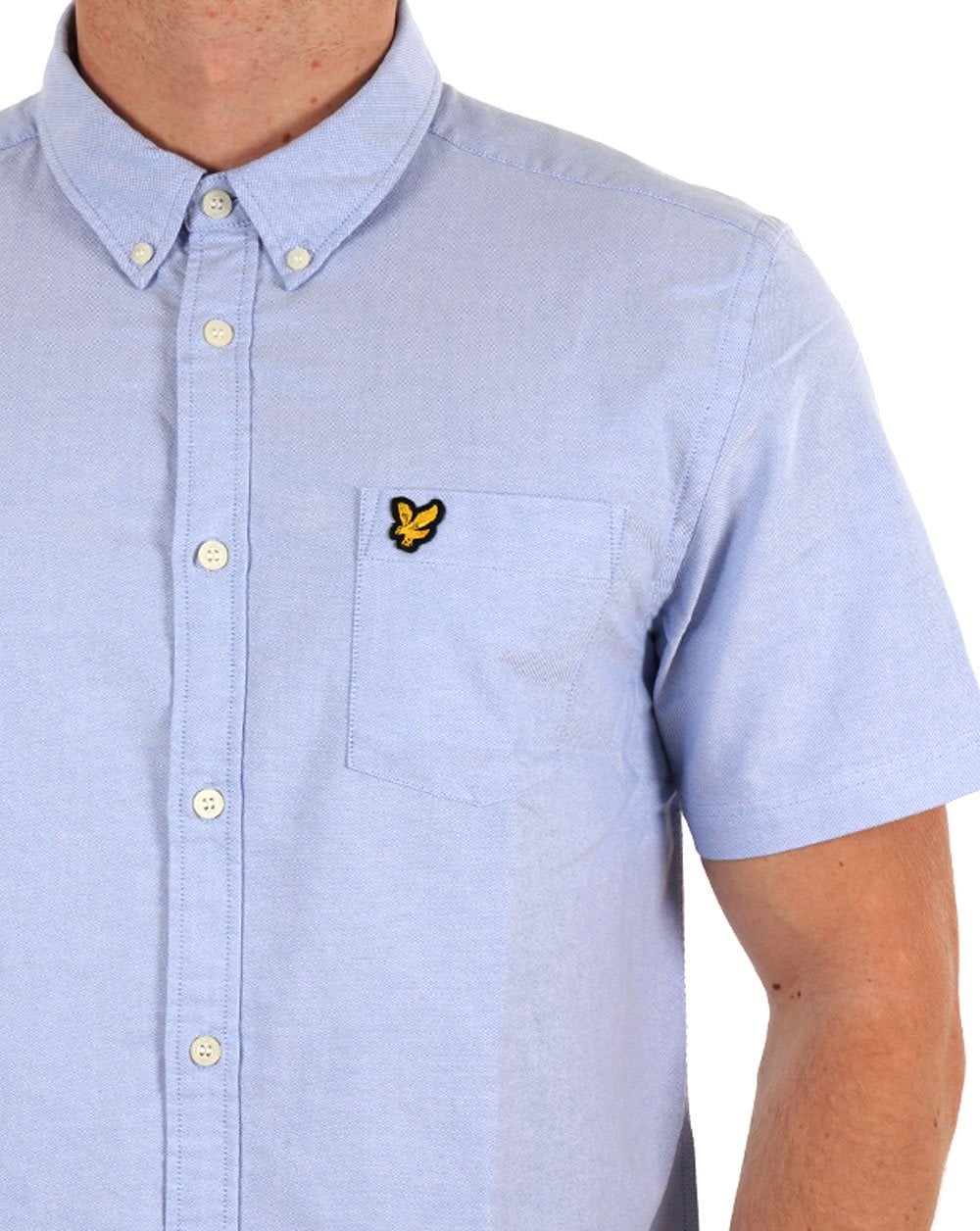 Lyle & Scott Oxford Short Sleeve Shirt Riviera