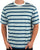 Benetton Striped T Shirt Blue/Green