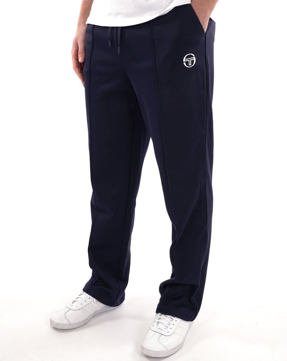 Sergio Tacchini Straight Leg Track Pants Navy Blue