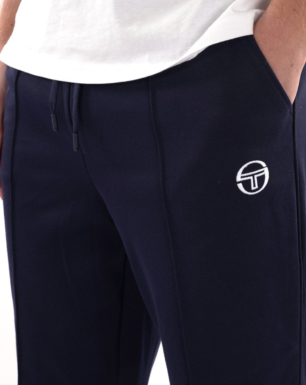 Sergio Tacchini Straight Leg Track Pants Navy Blue
