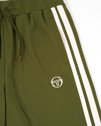 Sergio Tacchini Striped Casual Shorts Khaki/Gardenia