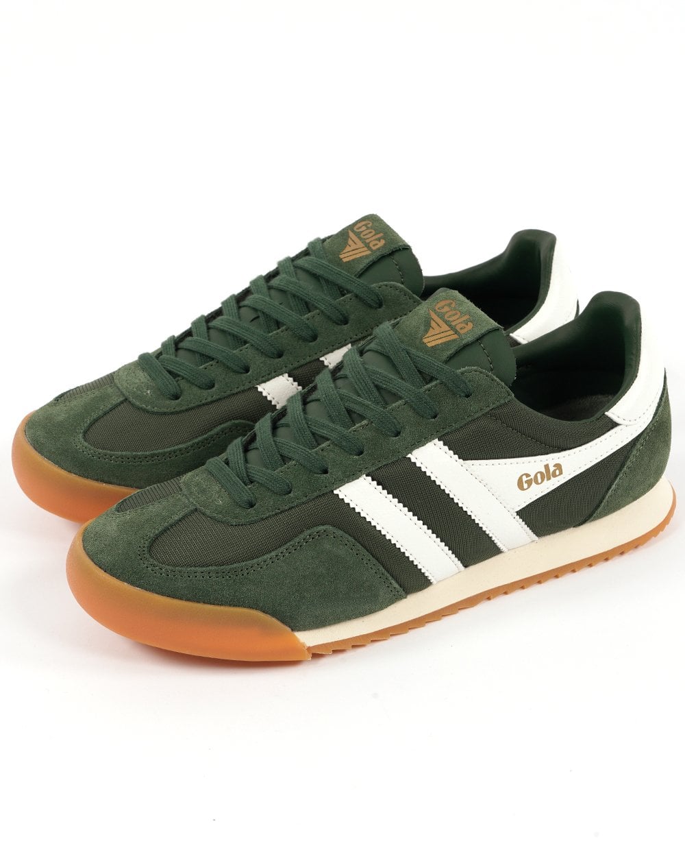 Gola Europa Trainers Evergreen / White
