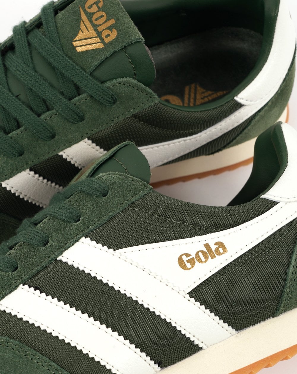 Gola Europa Trainers Evergreen / White