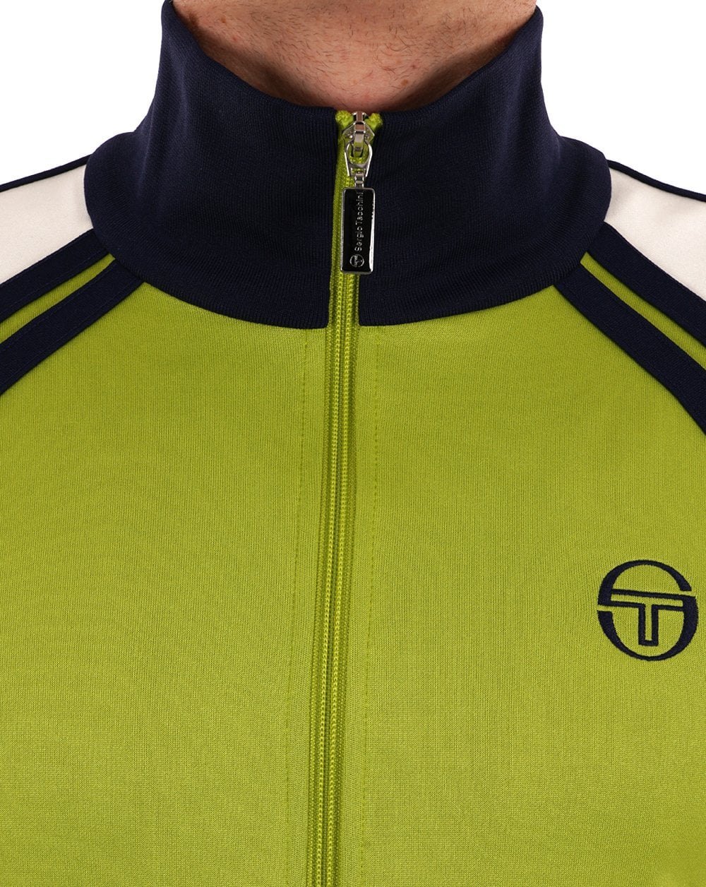 Sergio Tacchini Ghibli Track Top Green/Gardenia