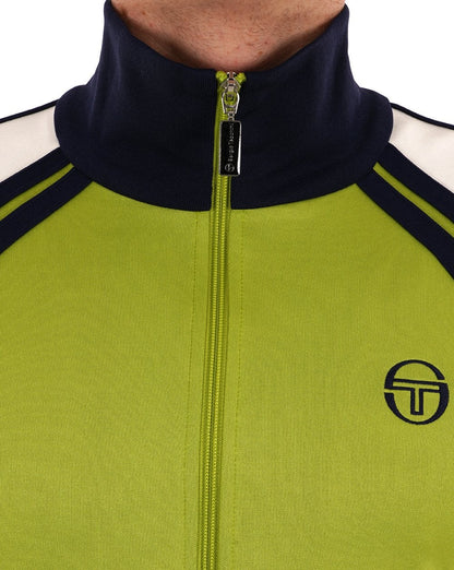 Sergio Tacchini Ghibli Track Top Green/Gardenia