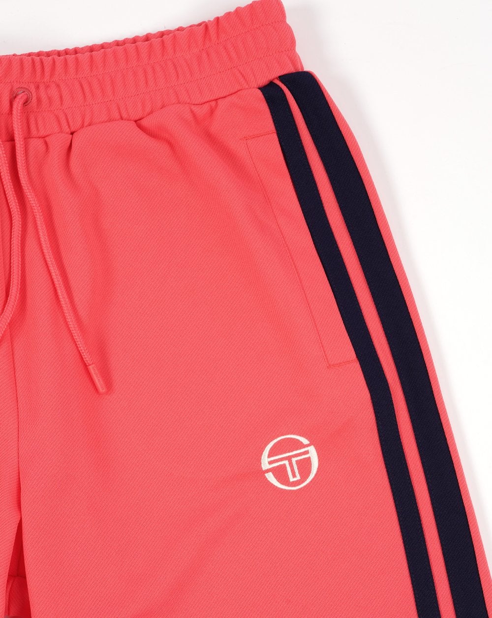 Sergio Tacchini Striped Casual Shorts Dubarry/Navy Blue