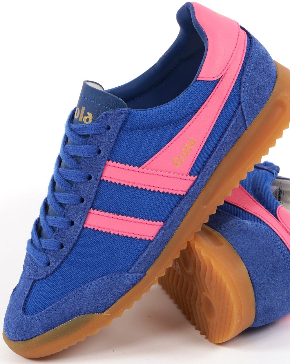 Gola Women's Tornado Trainers Sapphire / Fluro Pink