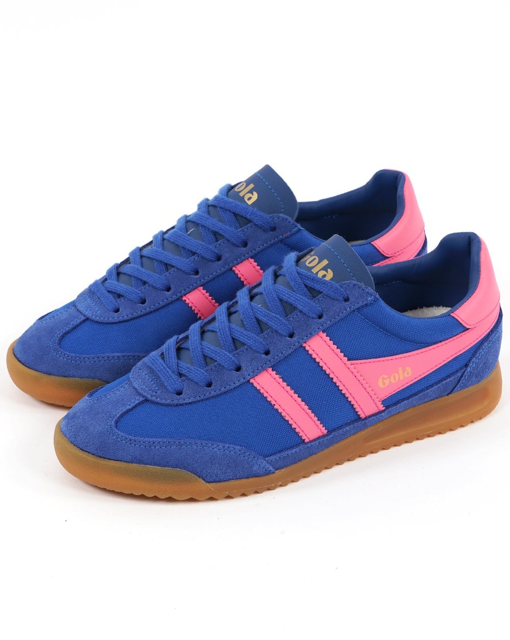 Gola Women's Tornado Trainers Sapphire / Fluro Pink