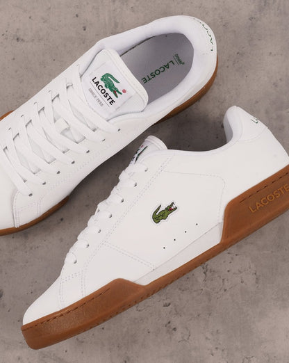 Lacoste Carnaby Cup Leather Trainers White/Gum