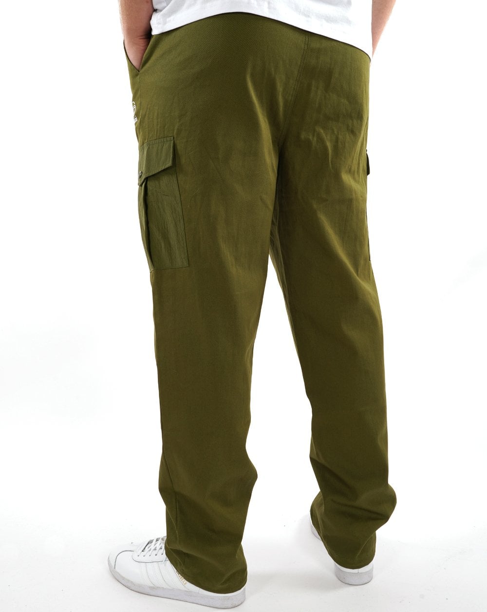 Sergio Tacchini Canvas Cargo Pants Khaki