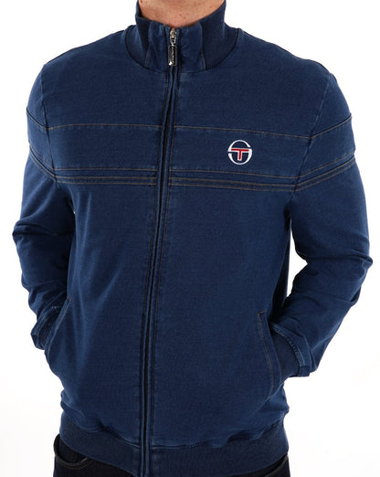 Sergio Tacchini Denim Masters Track Top Mid Denim