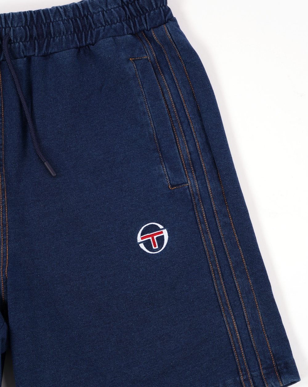 Sergio Tacchini Denim Shorts Mid Denim