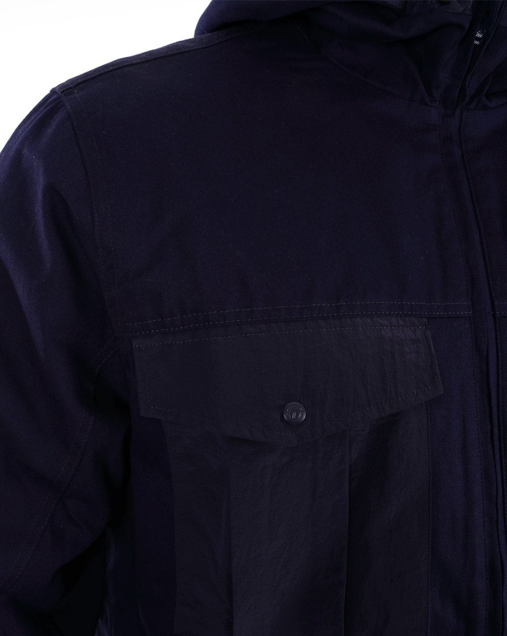 Sergio Tacchini Canvas Mix Jacket Navy
