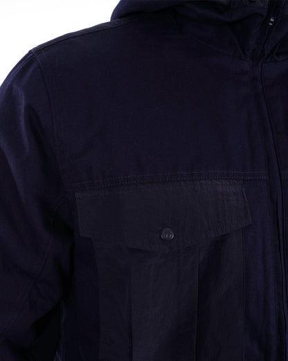 Sergio Tacchini Canvas Mix Jacket Navy