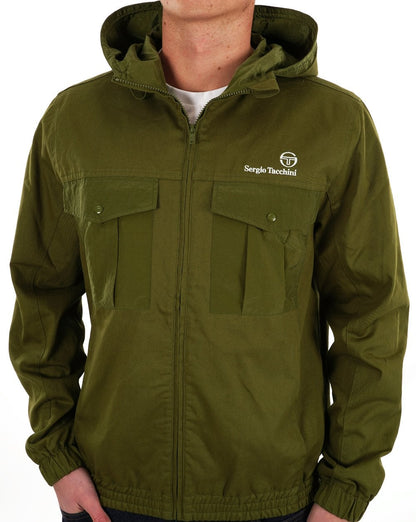 Sergio Tacchini Canvas Mix Jacket Khaki