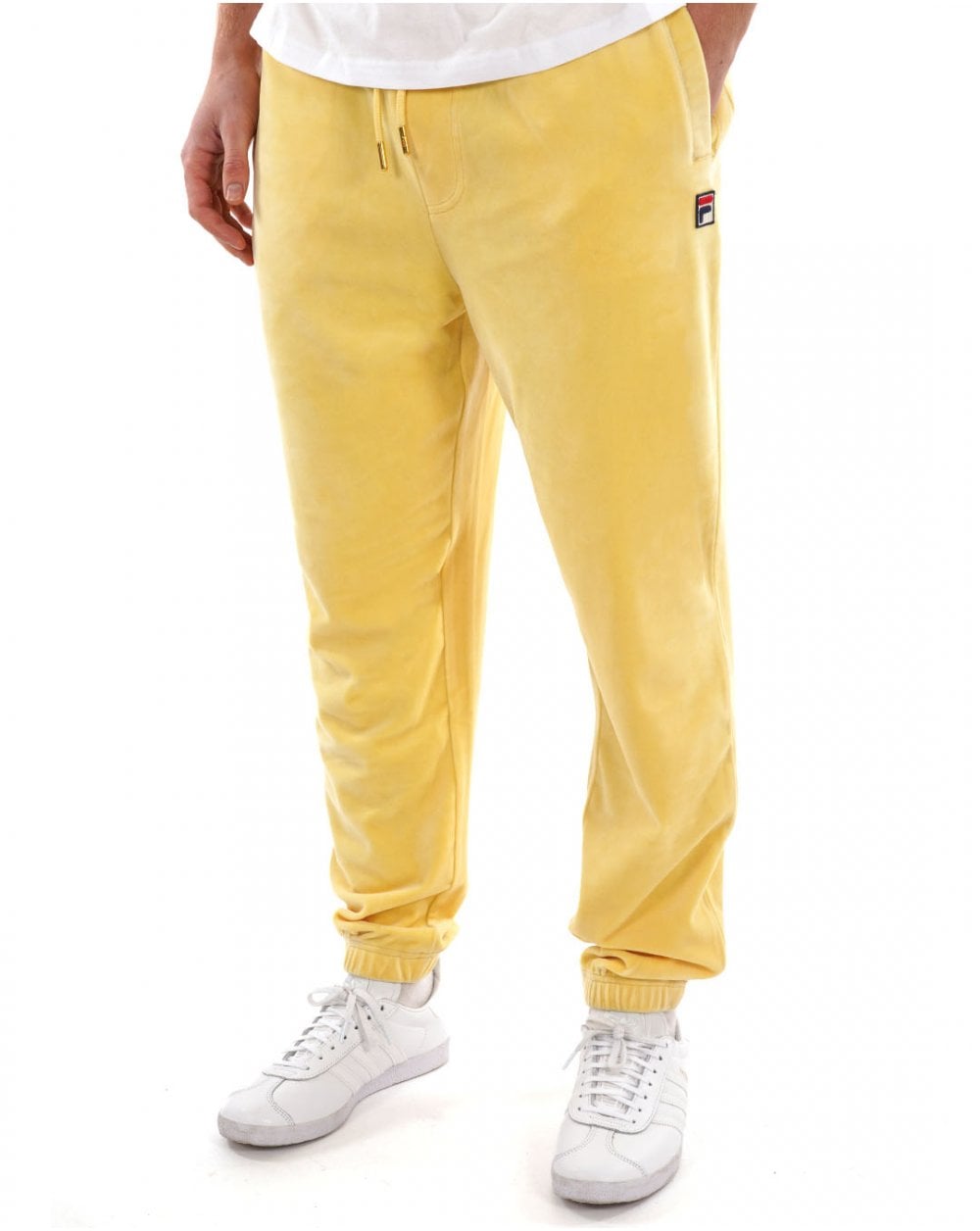 Fila Vintage Eddie Velour Track Pants Light Yellow