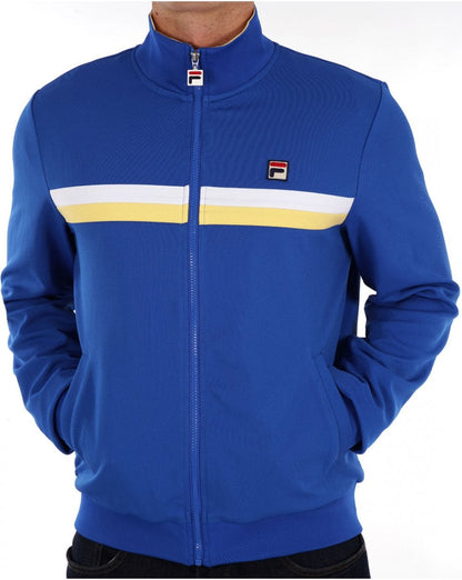 Fila Vintage Duo Chest Track Top Turkish Sea