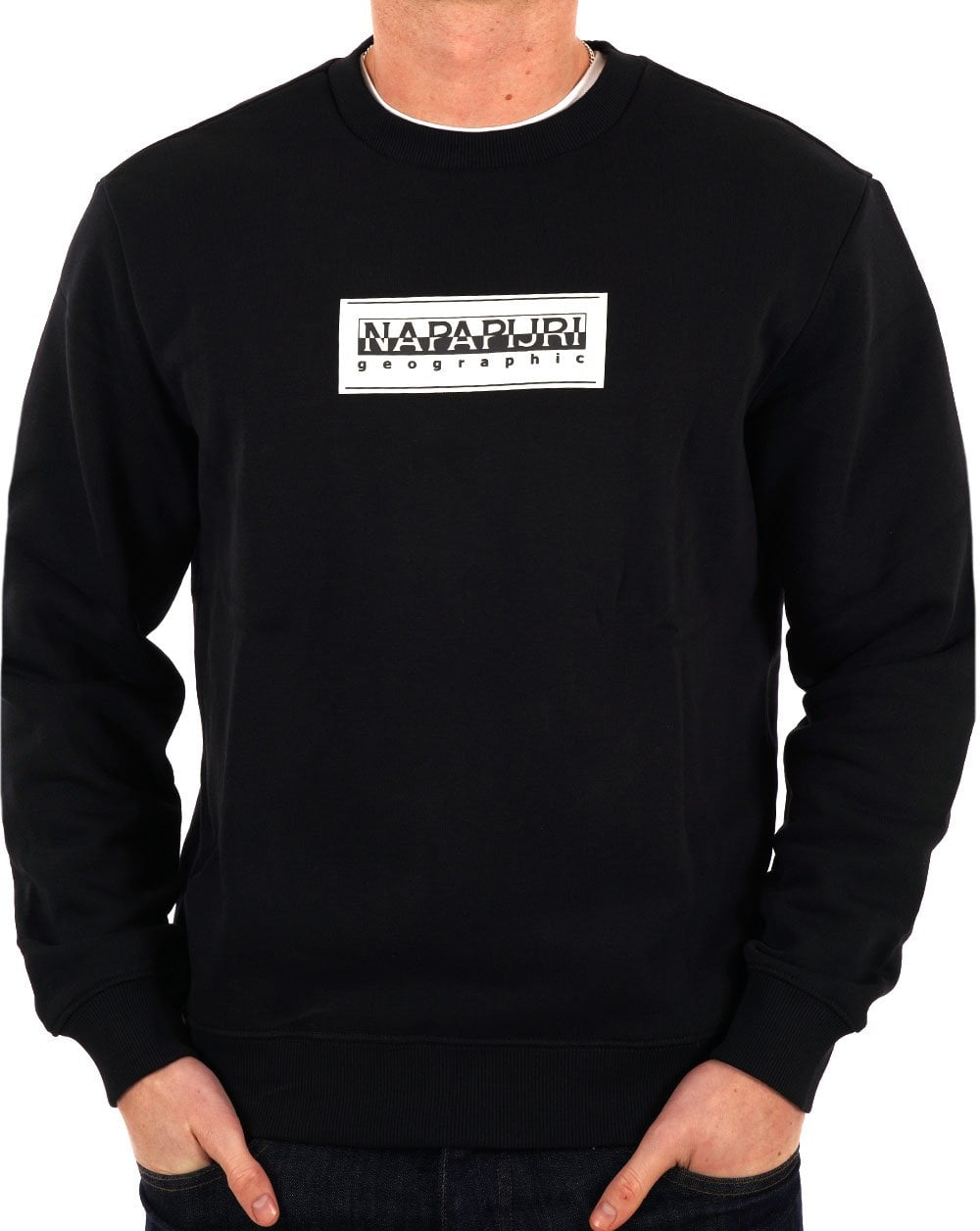 Napapijri Box Logo Sweatshirt Black