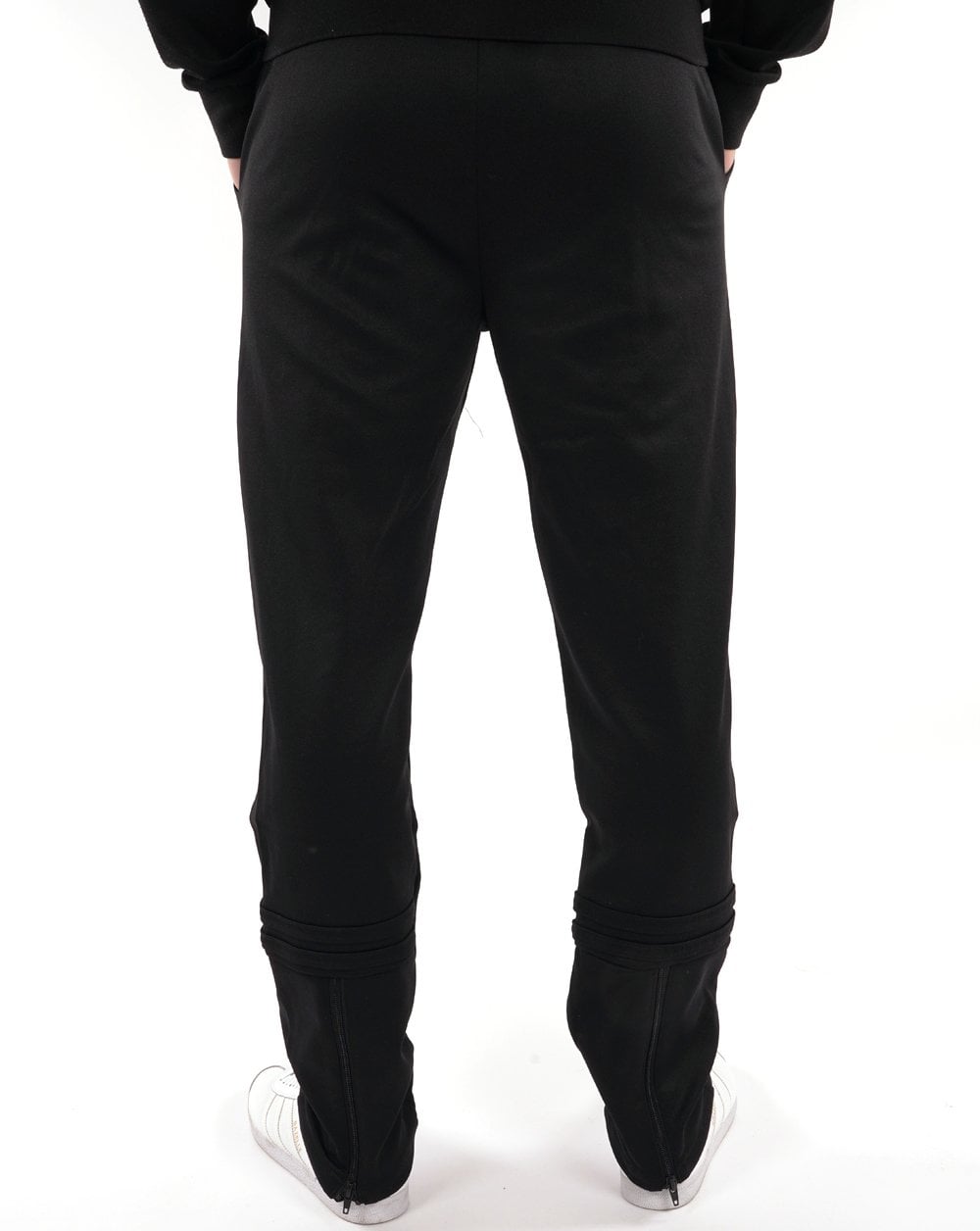Sergio Tacchini Zip Bottom Track Pants Black/Gold