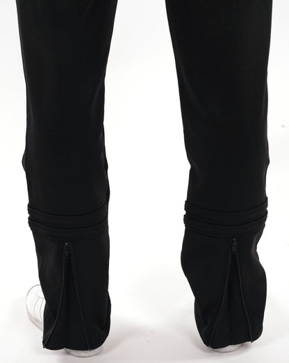 Sergio Tacchini Zip Bottom Track Pants Black/Gold