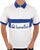 Benetton Rugby Polo Shirt White / Blue