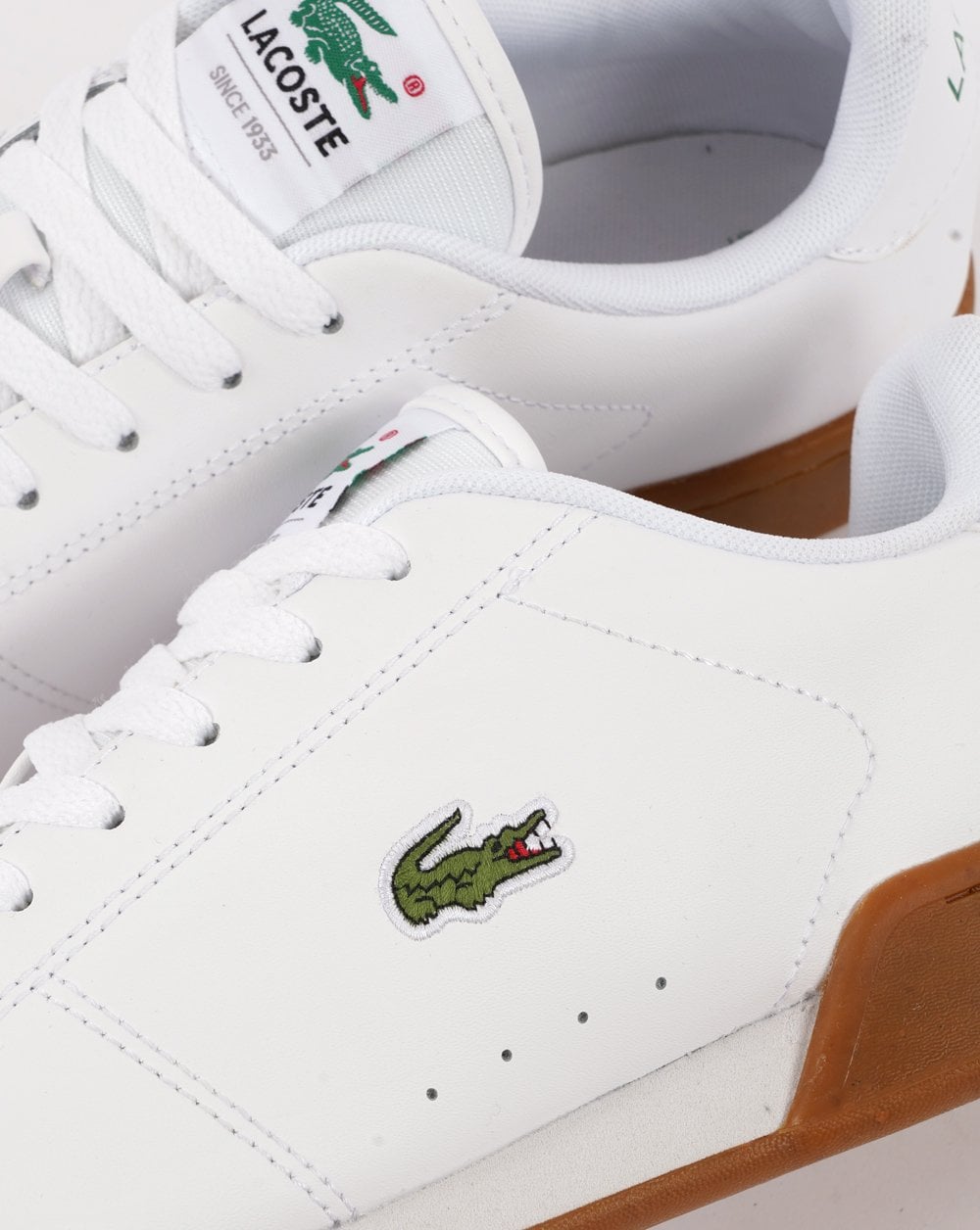 Lacoste Carnaby Cup Leather Trainers White/Gum