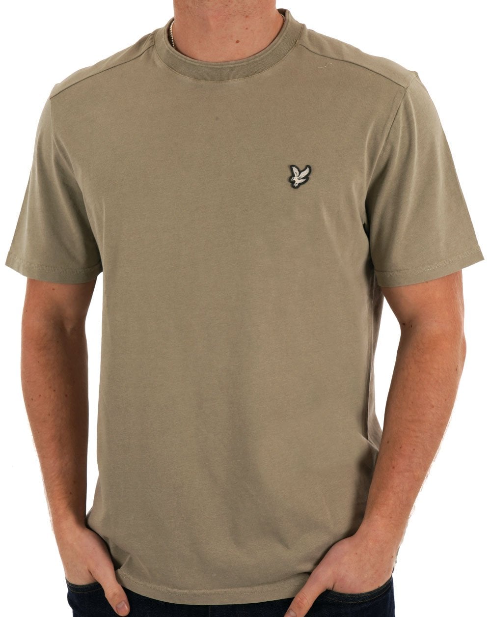 Lyle & Scott Natural Dye T Shirt Pale Grey