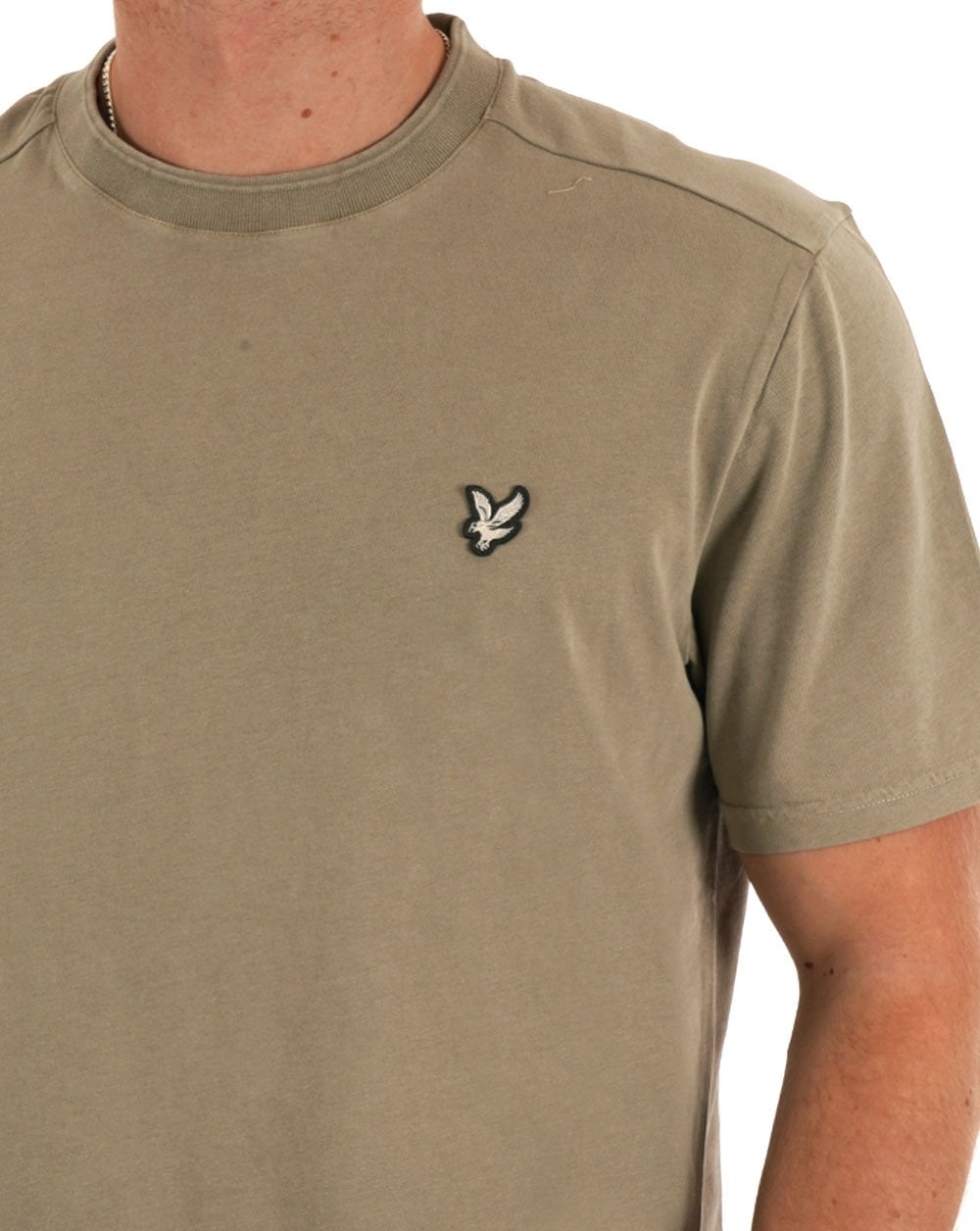 Lyle & Scott Natural Dye T Shirt Pale Grey