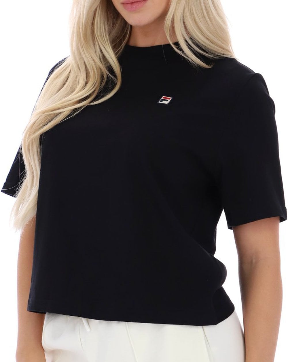 Fila Vintage Women's Holly Boxy Tee Black