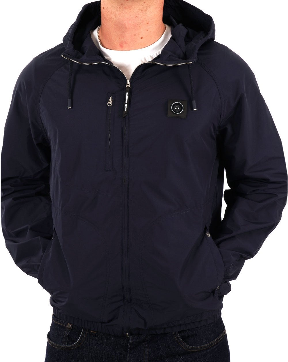 Marshall Artist Fairfax Hooded Jacket Navy