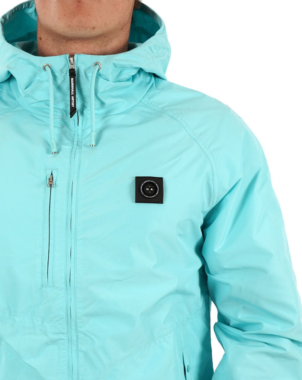 Marshall Artist Fairfax Hooded Jacket Aqua