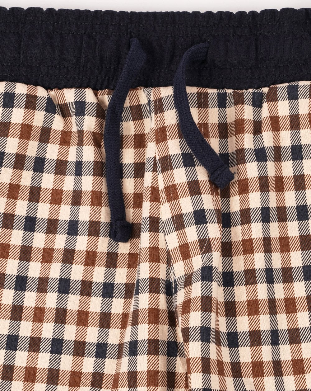 Aquascutum Club Check Sweat Shorts Navy