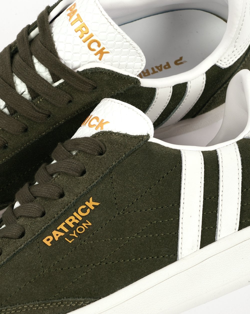 Patrick Lyon Trainers Olive/White