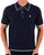 Gabicci Vintage Malcolm Knitted Polo Navy