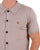 Gabicci Vintage Full Button Knit Polo Mushroom