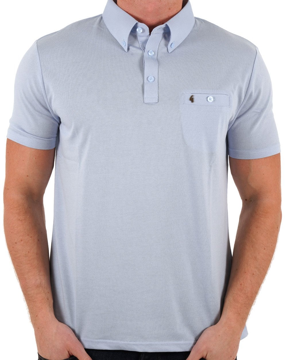 Gabicci Vintage Ladro Polo Shirt Azure