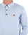 Gabicci Vintage Francesco LS Knitted Polo Sky