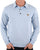 Gabicci Vintage Francesco LS Knitted Polo Sky