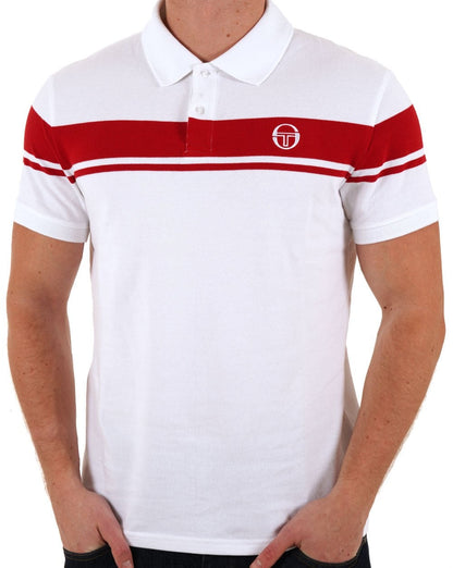 Sergio Tacchini Young Line Polo Shirt White/Red