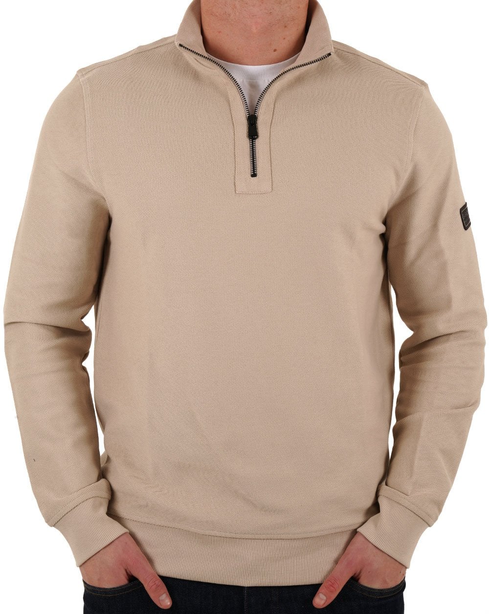 Barbour International Samuel Funnel Neck Sweatshirt Mist