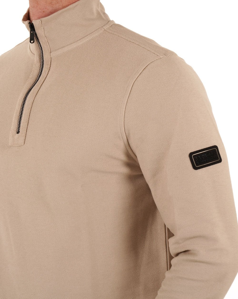 Barbour International Samuel Funnel Neck Sweatshirt Mist