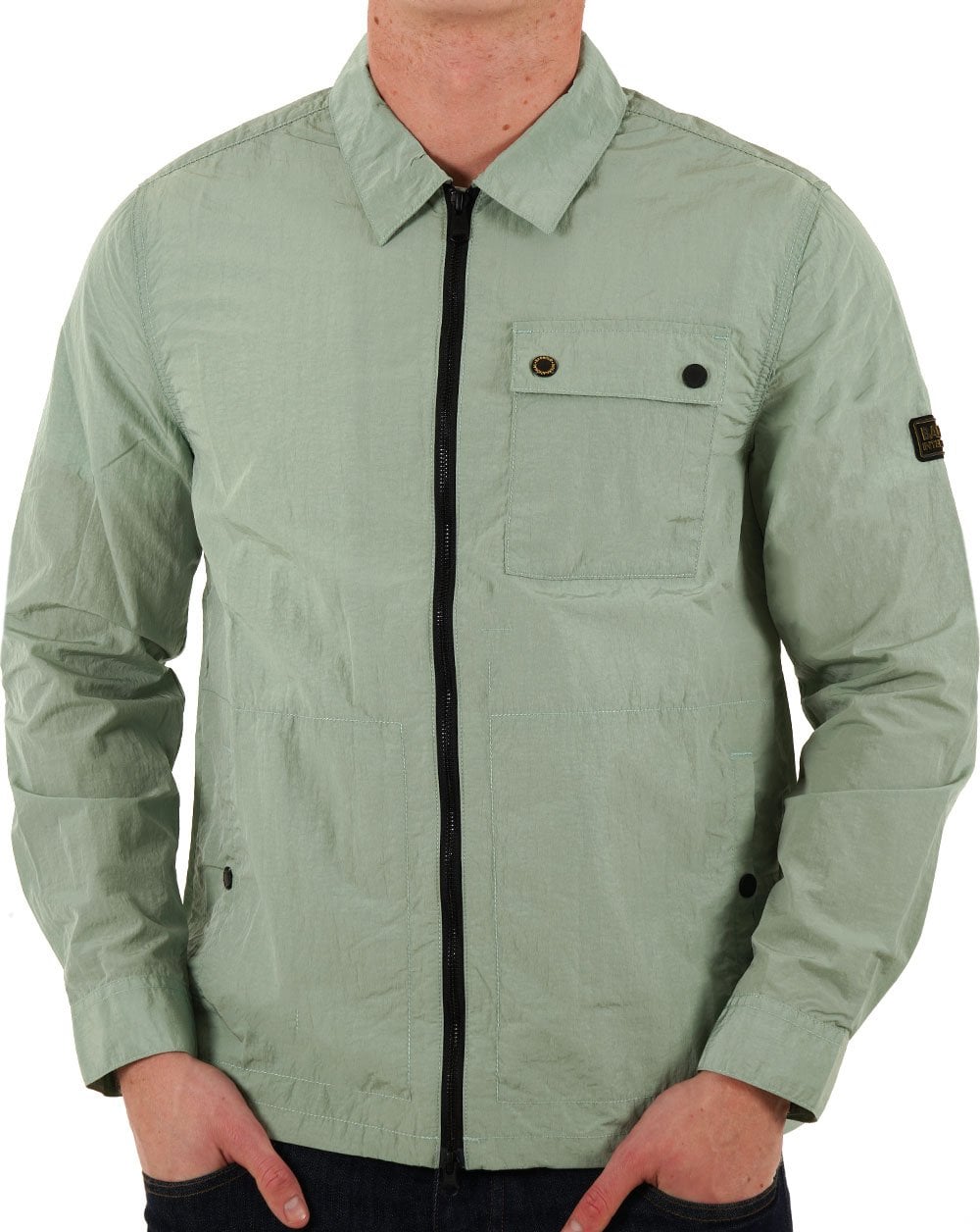 Barbour International Inline Overshirt Granite Green