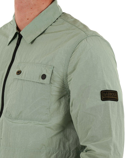 Barbour International Inline Overshirt Granite Green