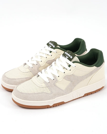 Diadora Deuce M2 Trainers Off White/Foliage Green